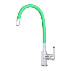 СМЕСИТЕЛ ЗА КУХНЯ С ПОДВИЖНО РАМО RUBINETA FLEXY-33 GREEN СМЕСИТЕЛ ЗА КУХНЯ С ПОДВИЖНО РАМО RUBINETA FLEXY-33 GREEN