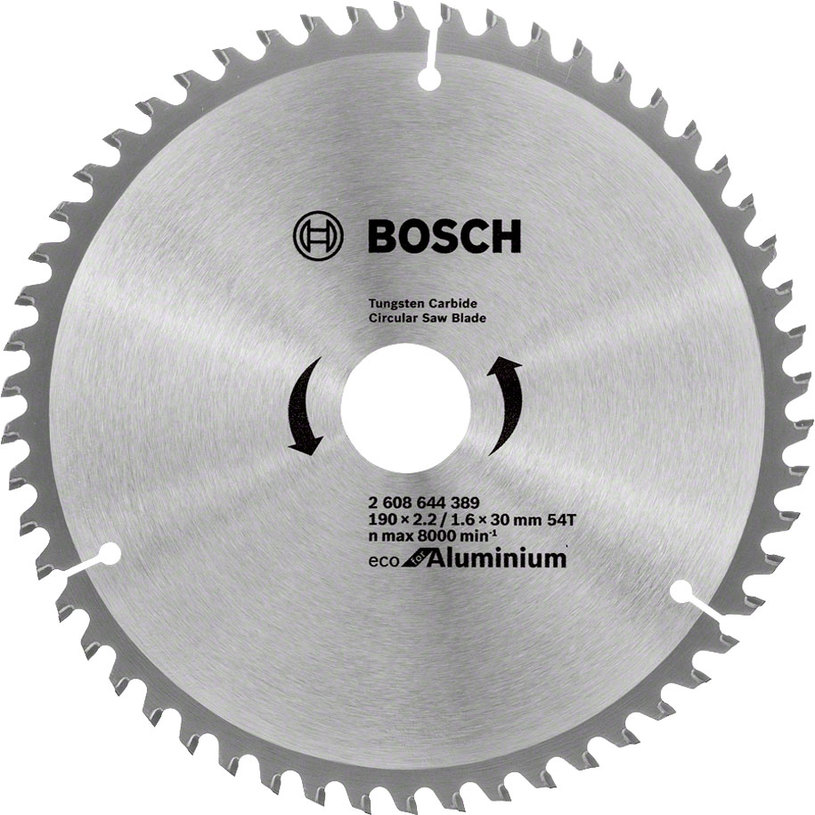 BOSCH ЦИРК.ДИСК АЛУМ. 190X2.2/1.6X30 54T BOSCH ЦИРК.ДИСК АЛУМ. 190X2.2/1.6X30 54T