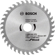 BOSCH ЦИРК.ДИСК ДЪРВО 130X1.8/1.1X20 36T BOSCH ЦИРК.ДИСК ДЪРВО 130X1.8/1.1X20 36T