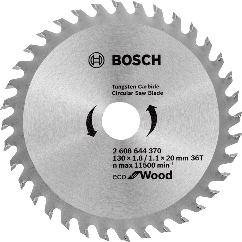 BOSCH ЦИРК.ДИСК ДЪРВО 130X1.8/1.1X20 36T BOSCH ЦИРК.ДИСК ДЪРВО 130X1.8/1.1X20 36T
