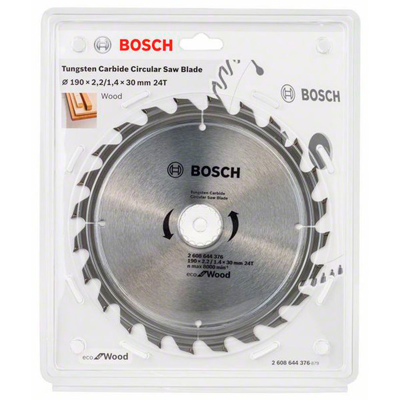 BOSCH ЦИРК.ДИСК ДЪРВО 190X2.2/1.4X30 24T BOSCH ЦИРК.ДИСК ДЪРВО 190X2.2/1.4X30 24T