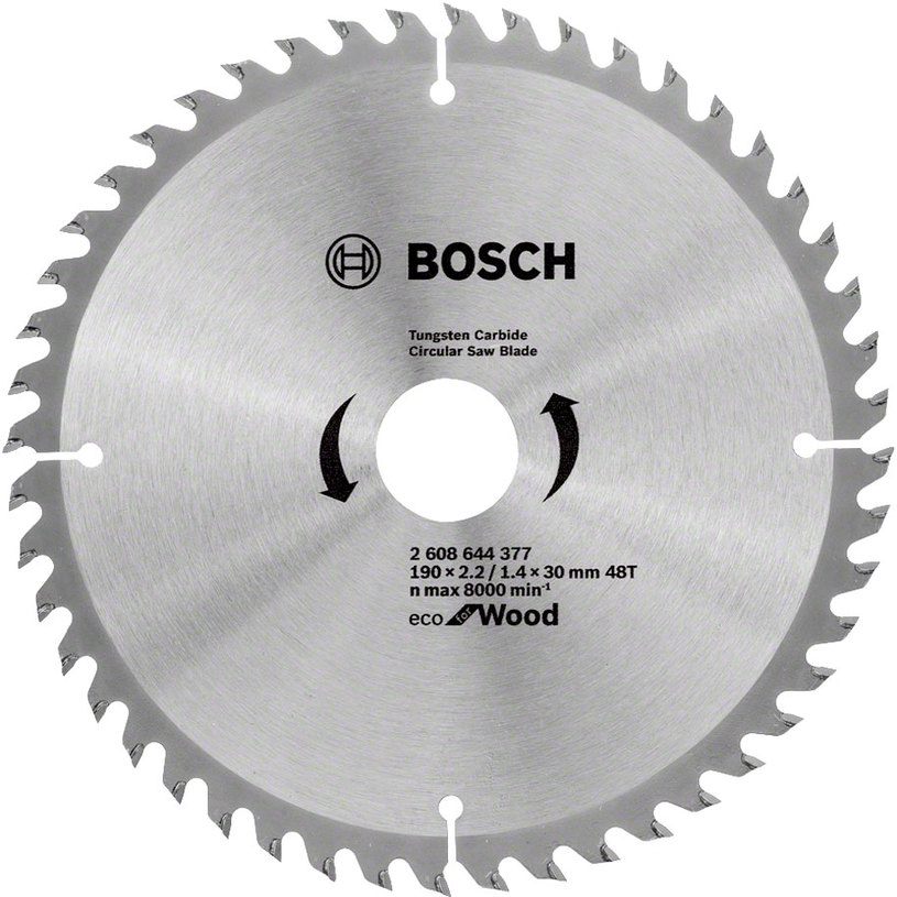 BOSCH ЦИРК.ДИСК ДЪРВО 190X2.2/1.4X30 48T BOSCH ЦИРК.ДИСК ДЪРВО 190X2.2/1.4X30 48T