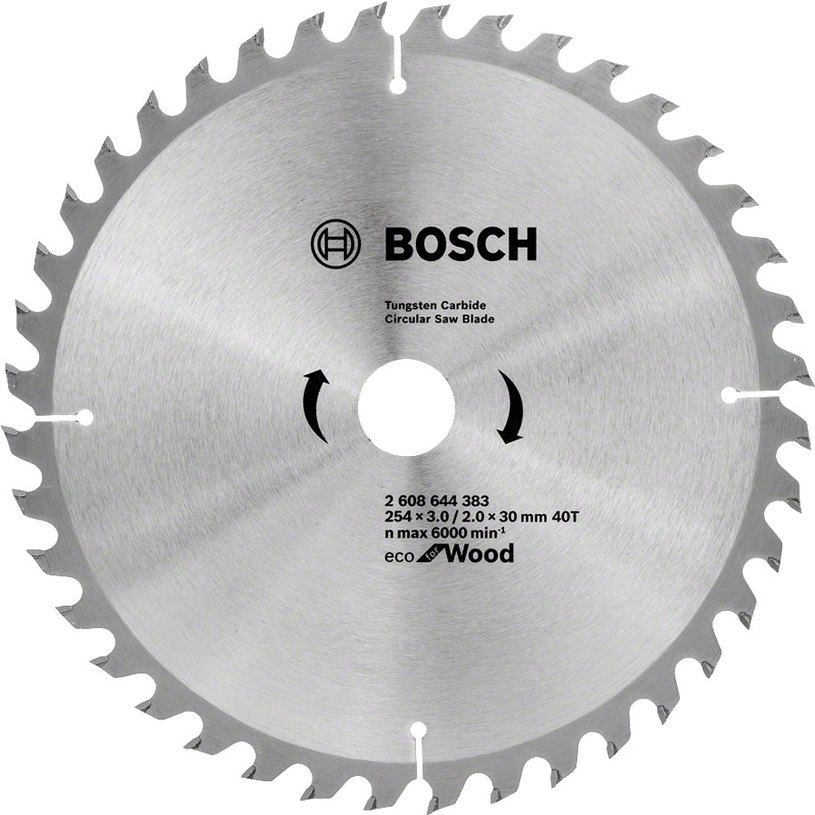 BOSCH ЦИРК.ДИСК ДЪРВО 254X3.0/2.0X30 40T BOSCH ЦИРК.ДИСК ДЪРВО 254X3.0/2.0X30 40T