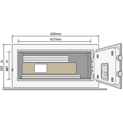 ЕЛЕКТРОНЕН ХОТЕЛСКИ СЕЙФ YLG/200/DB1 ЕЛЕКТРОНЕН ХОТЕЛСКИ СЕЙФ YLG/200/DB1