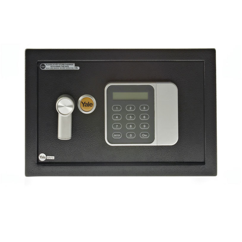 Personal 3- to 8-digit code on an LCD display