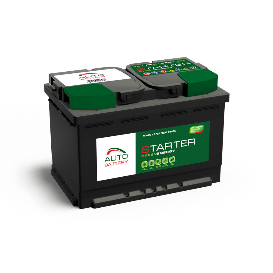 Акумулатор STARTER 72 Ah, 12 V, пусков ток 640 A