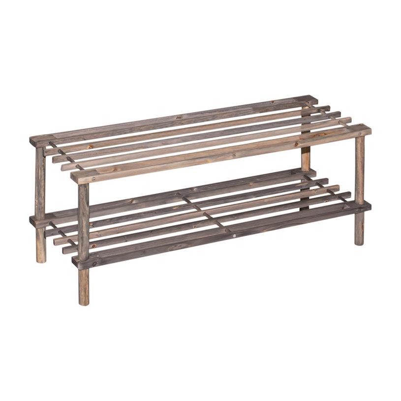 Дървена поставка за обувки - Венге Дървена поставка за обувки - Венге