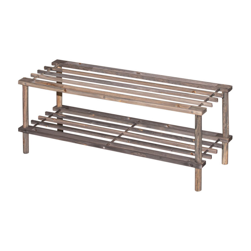 Дървена поставка за обувки - Венге Дървена поставка за обувки - Венге