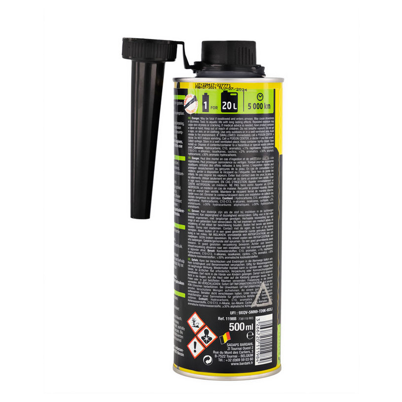 BARDAHL ПОЧ НА ГОРИВ С-МА БЕНЗ 6В1 500ML BARDAHL ПОЧ НА ГОРИВ С-МА БЕНЗ 6В1 500ML