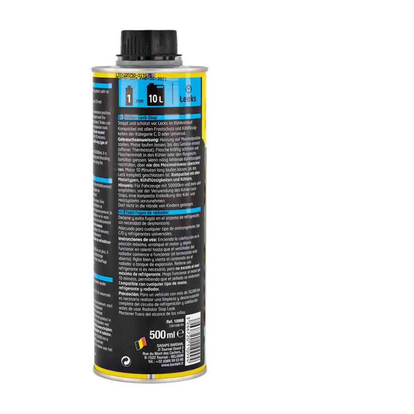 BARDAHL СТОП ТЕЧ РАДИАТОРИ 500 ML BARDAHL СТОП ТЕЧ РАДИАТОРИ 500 ML
