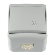 БУТОН СТЪЛБИЩЕН IP44 БЯЛ MELOPLAM TONI БУТОН СТЪЛБИЩЕН IP44 БЯЛ MELOPLAM TONI