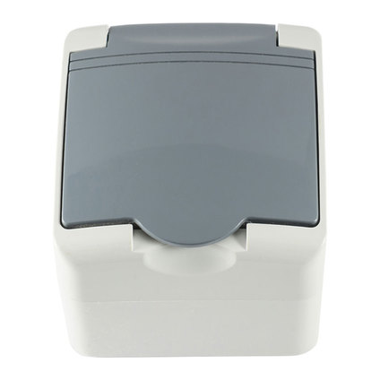 КОНТАКТ IP44 ЕДИНИЧЕН СИВ КОНТАКТ IP44 ЕДИНИЧЕН СИВ