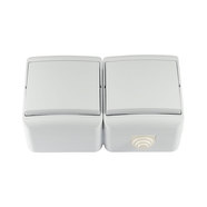 ДВОЙНА КОМБИНАЦИЯ IP44 КЛЮЧ СХ.1-2 БЯЛ ДВОЙНА КОМБИНАЦИЯ IP44 КЛЮЧ СХ.1-2 БЯЛ