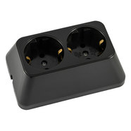 РАЗКЛОНИТЕЛ БЕЗ КАБЕЛ ДВОЕН ЧЕРЕН MELOPLAM РАЗКЛОНИТЕЛ БЕЗ КАБЕЛ ДВОЕН ЧЕРЕН MELOPLAM