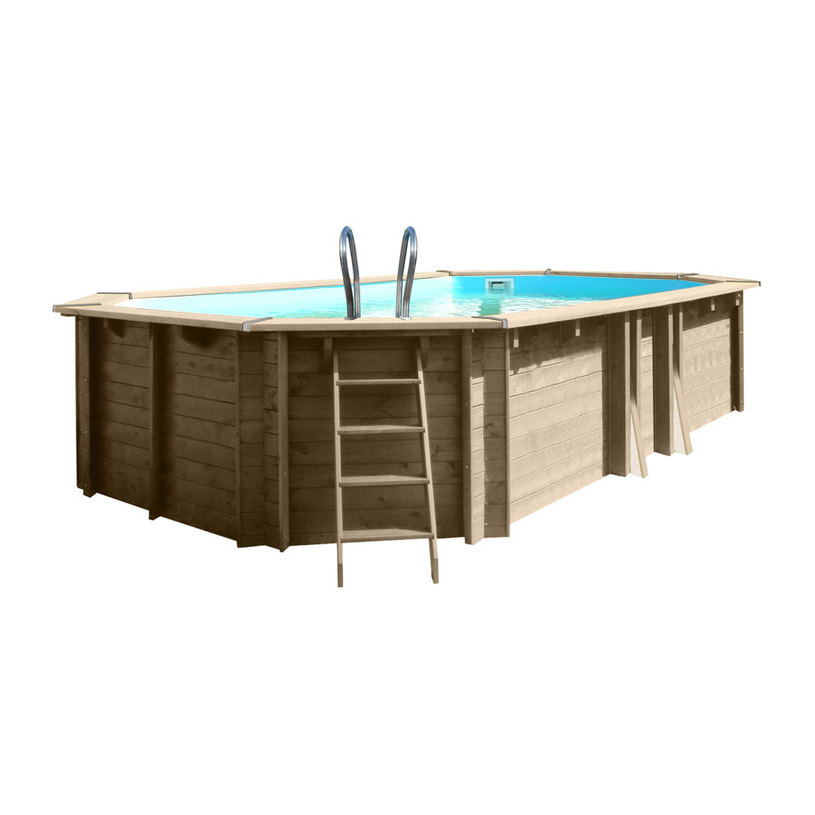 #БАСЕЙН ОВАЛЕН ДЪРВЕН SAFRAN 620X395X136 #БАСЕЙН ОВАЛЕН ДЪРВЕН SAFRAN 620X395X136
