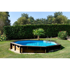 #БАСЕЙН КРЪГЪЛ ДЪРВЕН VANNILE 2 Ф412X119 #БАСЕЙН КРЪГЪЛ ДЪРВЕН VANNILE 2 Ф412X119