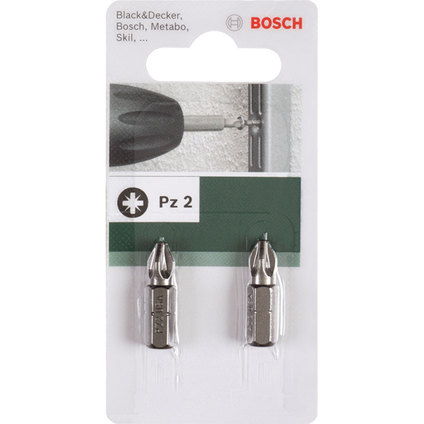 BOSCH, БИТОВЕ 2 PZ2 25 ММ BOSCH, БИТОВЕ 2 PZ2 25 ММ