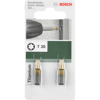 BOSCH, БИТОВЕ 2 T25 25 ММ TITANIUM BOSCH, БИТОВЕ 2 T25 25 ММ TITANIUM