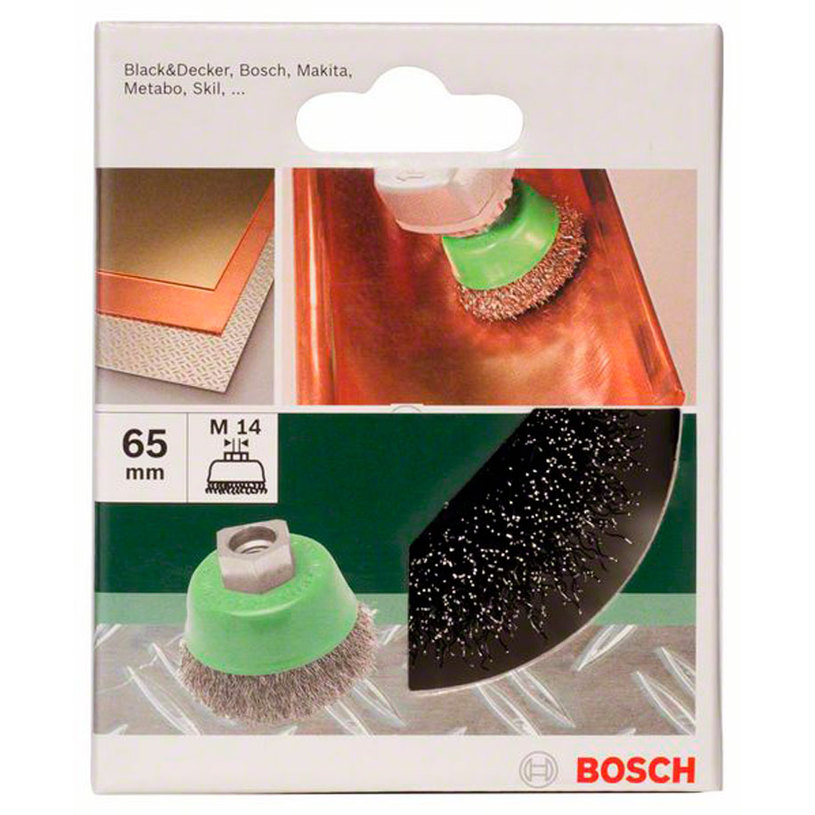 BOSCH, ЧЕТКА M14 INOX 65MM BOSCH, ЧЕТКА M14 INOX 65MM