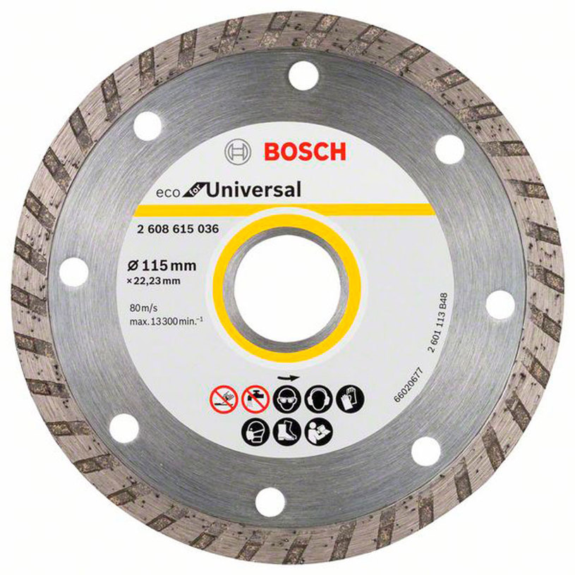 BOSCH, ДИАМ.ДИСК UNI. TURBO 115MM BOSCH, ДИАМ.ДИСК UNI. TURBO 115MM