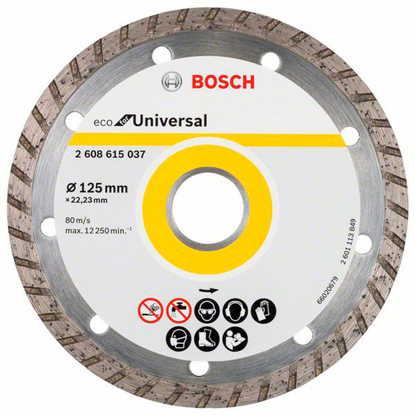 BOSCH, ДИАМ.ДИСК UNI. TURBO 125MM BOSCH, ДИАМ.ДИСК UNI. TURBO 125MM