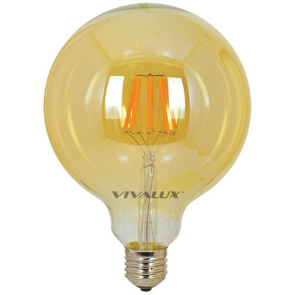 LEDкр. E27 6W 590lm 2700K fil.GV125 VIVA LEDкр. E27 6W 590lm 2700K fil.GV125 VIVA