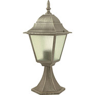 Град. фенер стоящ 43cm среб. патина E27 Град. фенер стоящ 43cm среб. патина E27