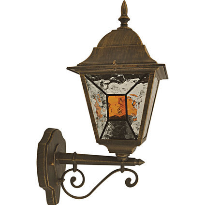 Град. фенер д. носач златна патина E27 Град. фенер д. носач златна патина E27