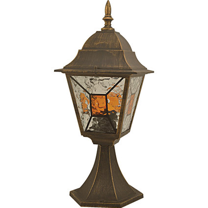 Град. фенер стоящ 43cm златна патина E27 Град. фенер стоящ 43cm златна патина E27