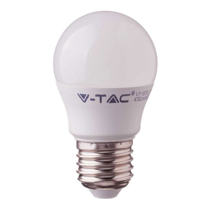 LEDкр.E27 5.5W 470lm 64K G45 SMN V-TAC LEDкр.E27 5.5W 470lm 64K G45 SMN V-TAC