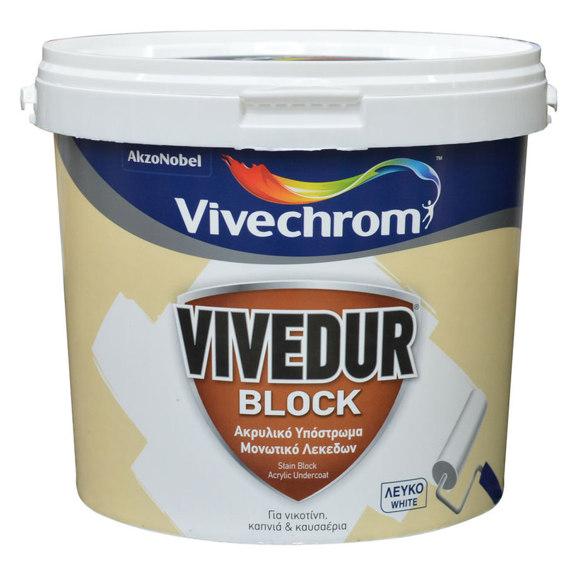 VIVEDUR BLOCK ЗАПЕЧАТВАЩ ГРУНД БЯЛ 3 L VIVEDUR BLOCK ЗАПЕЧАТВАЩ ГРУНД БЯЛ 3 L