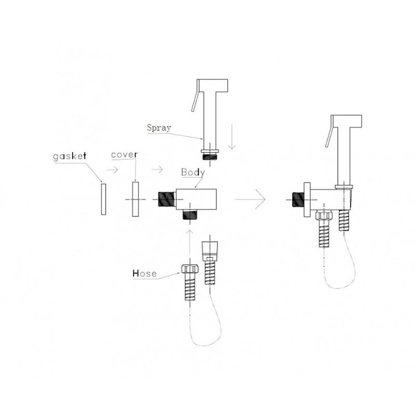 ХИГИЕНЕН ДУШ КОМПЛЕКТ INTER CERAMIC ХИГИЕНЕН ДУШ КОМПЛЕКТ INTER CERAMIC