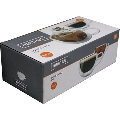 &ЧАША ЗА КАФЕ ДВУСТЕННА 2БР 200 ML &ЧАША ЗА КАФЕ ДВУСТЕННА 2БР 200 ML