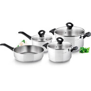 КОМПЛЕКТ СЪДОВЕ ЗА ГОТВЕНЕ 7 ЧАСТИ LAMART LT1110 КОМПЛЕКТ СЪДОВЕ ЗА ГОТВЕНЕ 7 ЧАСТИ LAMART LT1110