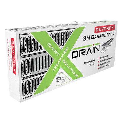 КОМПЛЕКТ МЕТАЛ. РЕШЕТКА XDRAIN 130/90 3М КОМПЛЕКТ МЕТАЛ. РЕШЕТКА XDRAIN 130/90 3М