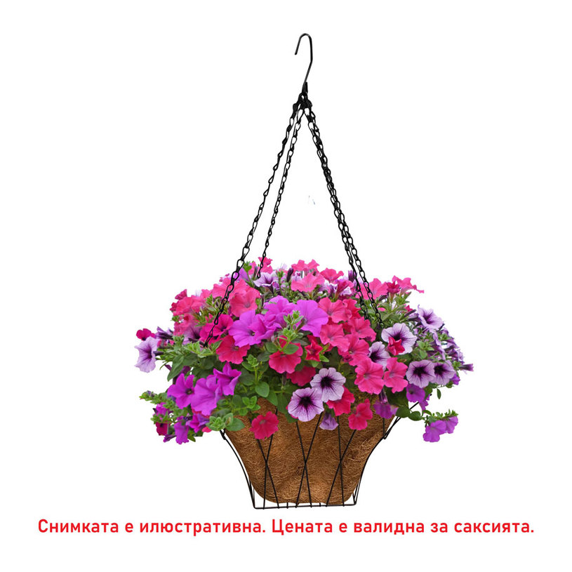 КОКОСОВА САКСИЯ 35x35cm LYJ11-007/HD-176 КОКОСОВА САКСИЯ 35x35cm LYJ11-007/HD-176