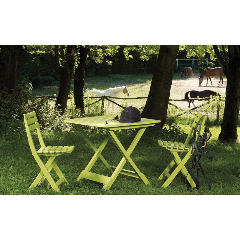 СЕТ CAMPING 1 МАСА, ДВА СТОЛА LIME GREEN СЕТ CAMPING 1 МАСА, ДВА СТОЛА LIME GREEN