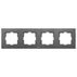 #ЧЕТВОРНА РАМКА ХОРИЗОНТАЛ. Т.СИВ KARRE+ #ЧЕТВОРНА РАМКА ХОРИЗОНТАЛ. Т.СИВ KARRE+