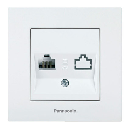РОЗЕТКА PC RJ45 CAT5E БЯЛ Karre+ РОЗЕТКА PC RJ45 CAT5E БЯЛ Karre+