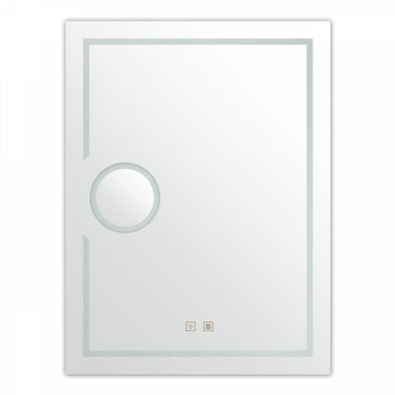 FORMA VITA XD-052-17F LED Bathroom Mirror 80x60 cm with Anti-Fog and Dimming