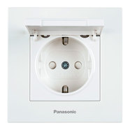 КОНТАКТ С КАПАК БЯЛ PANASONIC KARRE PLUS КОНТАКТ С КАПАК БЯЛ PANASONIC KARRE PLUS