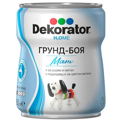 DEKORATOR ГРУНД-БОЯ МАТ БЯЛА 650 ml DEKORATOR ГРУНД-БОЯ МАТ БЯЛА 650 ml