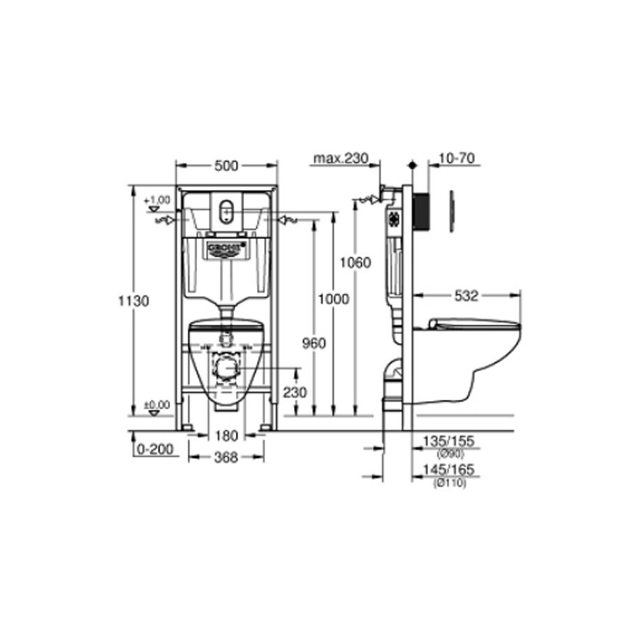 Steel frame certified for 400 kg