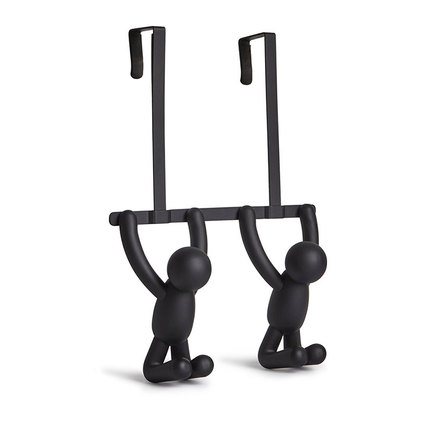 ЗАКАЧАЛКА ЗА ВРАТА 'BUDDY' ДВОЙНА ЧЕРНА ЗАКАЧАЛКА ЗА ВРАТА 'BUDDY' ДВОЙНА ЧЕРНА