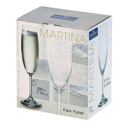 SF ЧАША ЗА ШАМПАНСКО 220ML 6БР MARTINA SF ЧАША ЗА ШАМПАНСКО 220ML 6БР MARTINA