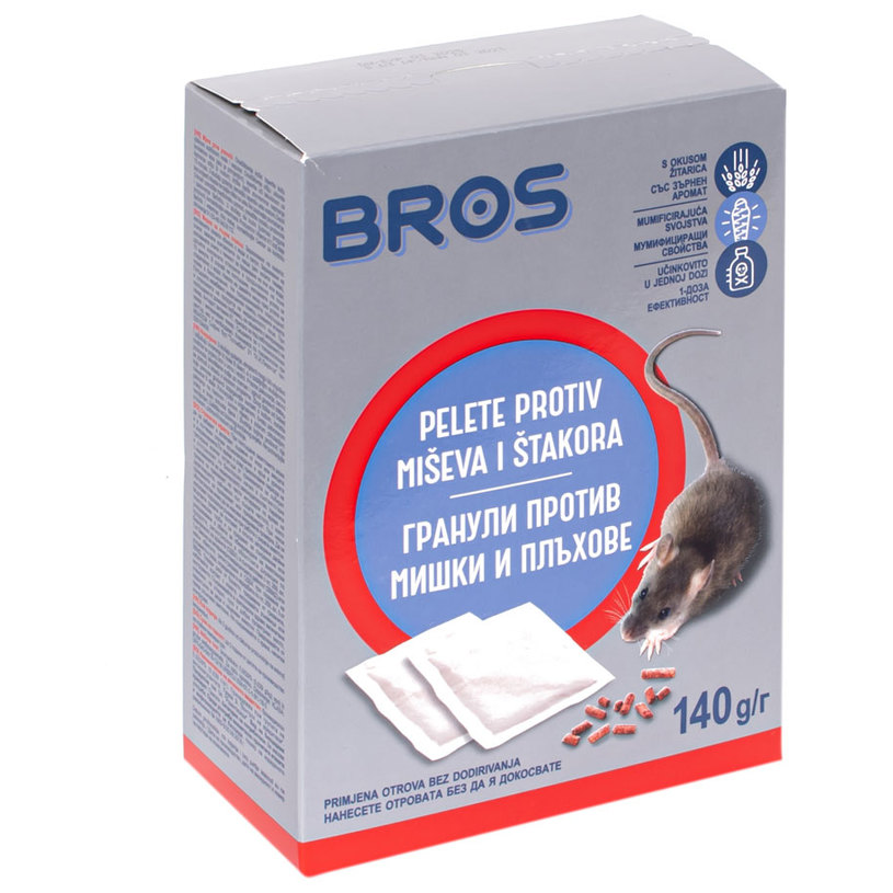 BROS ГРАНУЛИ П/В МИШКИ И ПЛЪХОВЕ 140ГР. BROS ГРАНУЛИ П/В МИШКИ И ПЛЪХОВЕ 140ГР.