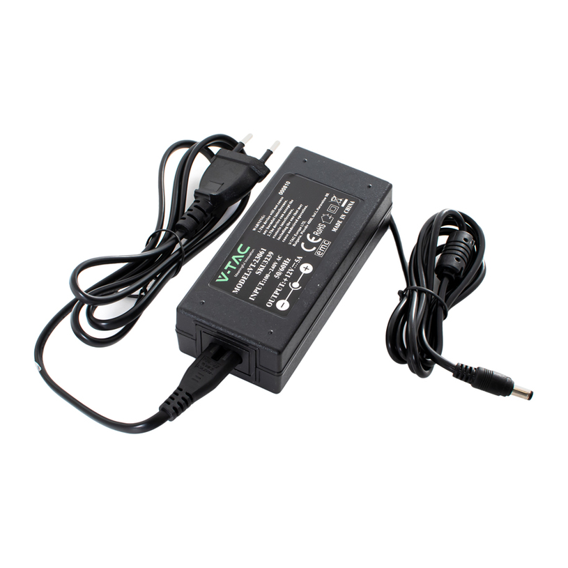 LED ТРАНСФОРМАТОР 60W 12V 5A IP44 LED ТРАНСФОРМАТОР 60W 12V 5A IP44