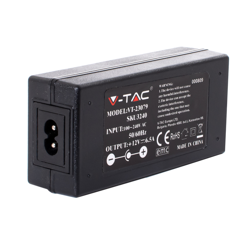 LED ТРАНСФОРМАТОР 78W 12V 6.5A IP44 LED ТРАНСФОРМАТОР 78W 12V 6.5A IP44