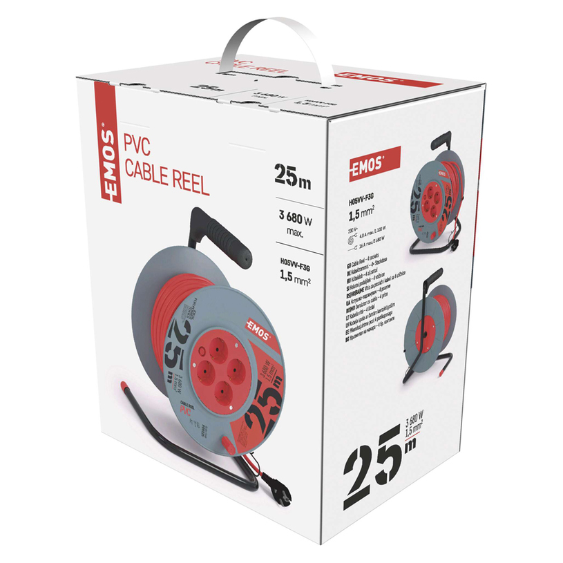 УДЪЛЖ. НА МАКАРА 25m 3x1.5 оранжев^ УДЪЛЖ. НА МАКАРА 25m 3x1.5 оранжев^