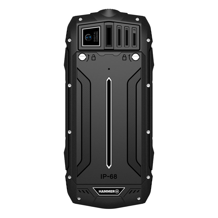 Мобилен телефон myPhone HAMMER ROCK Black, 2,4", Dual SIM, IP68, 1800 mAh